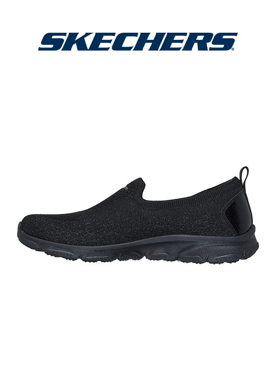 Ayollar slipon poyabzali Skechers Arch Fit Sunny, bog'ichsiz, to'qilgan ustki qismli