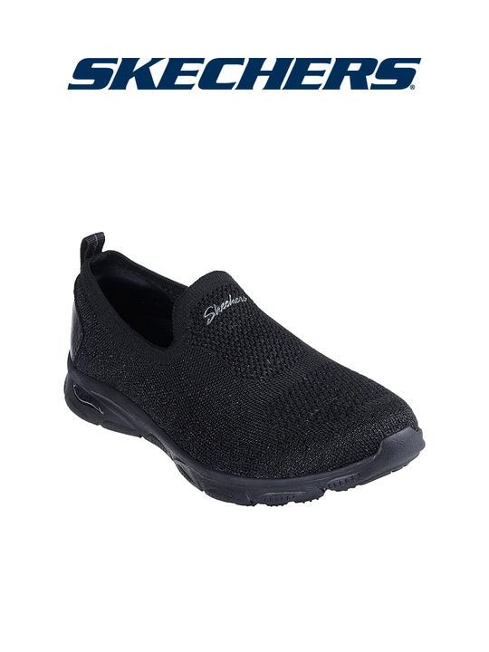 Ayollar slipon poyabzali Skechers Arch Fit Sunny, bog'ichsiz, to'qilgan ustki qismli
