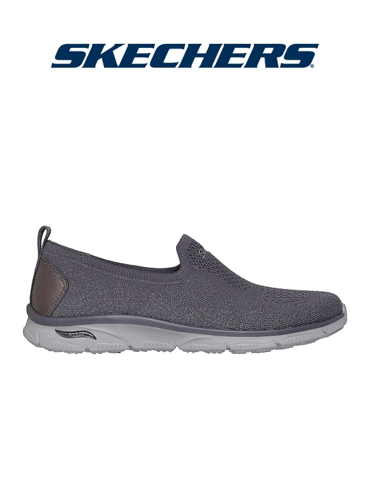 Слипоны женские Skechers Arch Fit Sunny без шнурков, с вязаным верхом, повседневные - 