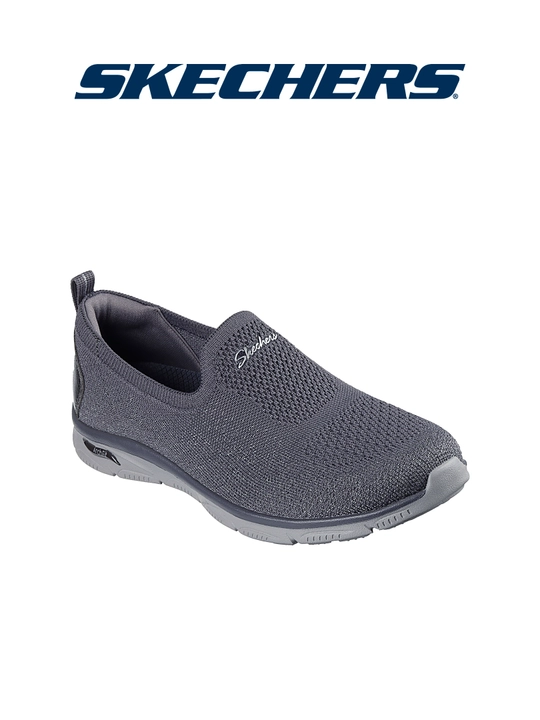 Слипоны женские Skechers Arch Fit Sunny без шнурков, с вязаным верхом, повседневные
