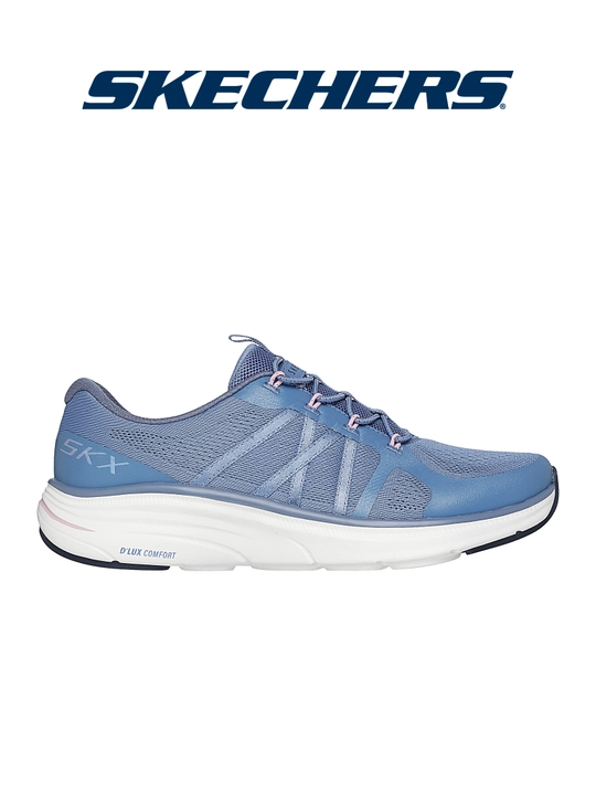 Кроссовки женские Skechers D'Lux Comfort 2.0 на эластичных шнурках, с сетчатым верхом - 