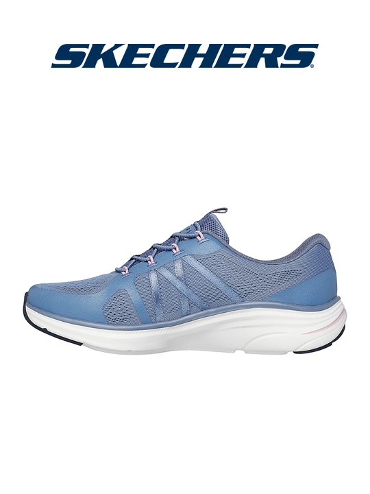 Кроссовки женские Skechers D'Lux Comfort 2.0 на эластичных шнурках, с сетчатым верхом