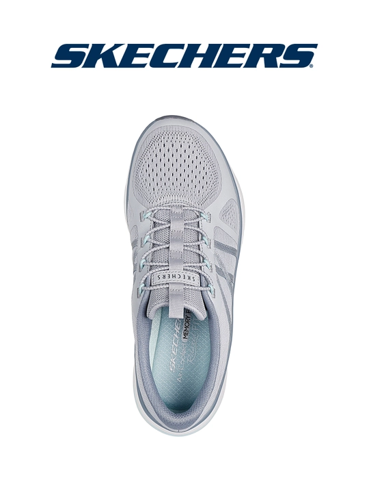 Кроссовки женские Skechers D'Lux Comfort 2.0 на эластичных шнурках, с сетчатым верхом