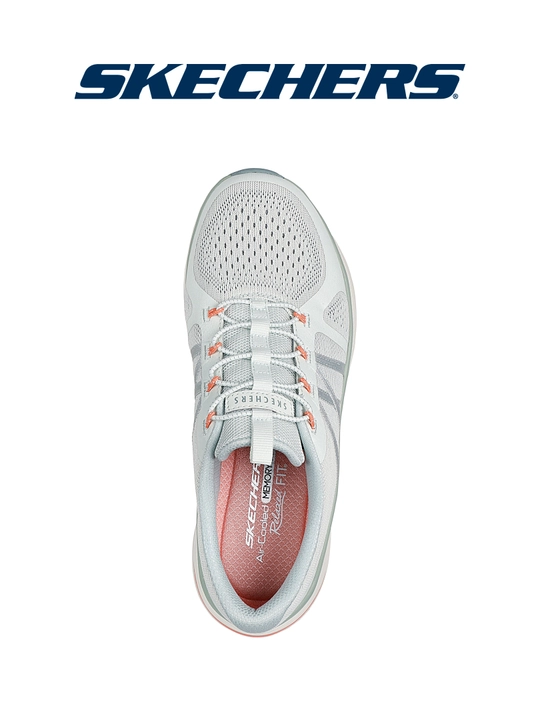Кроссовки женские Skechers D'Lux Comfort 2.0 на эластичных шнурках, с сетчатым верхом