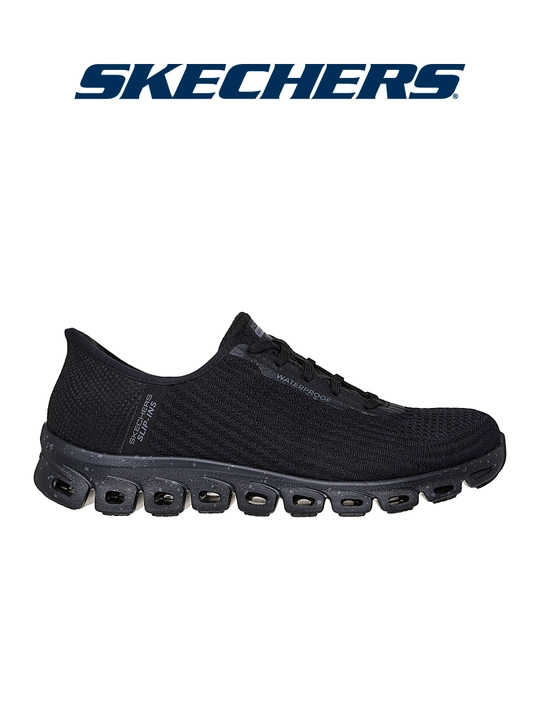 Кроссовки женские Skechers Glide-Step на эластичных шнурках, с амортизацией, повседневные - 