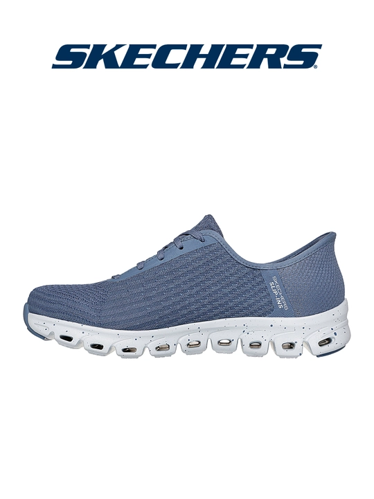 Ayollar krossovkasi Skechers Glide-Step, elastik bog'ichli, amortizatsiyali, kundalik