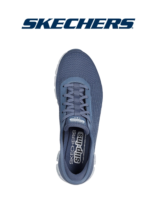 Ayollar krossovkasi Skechers Glide-Step, elastik bog'ichli, amortizatsiyali, kundalik