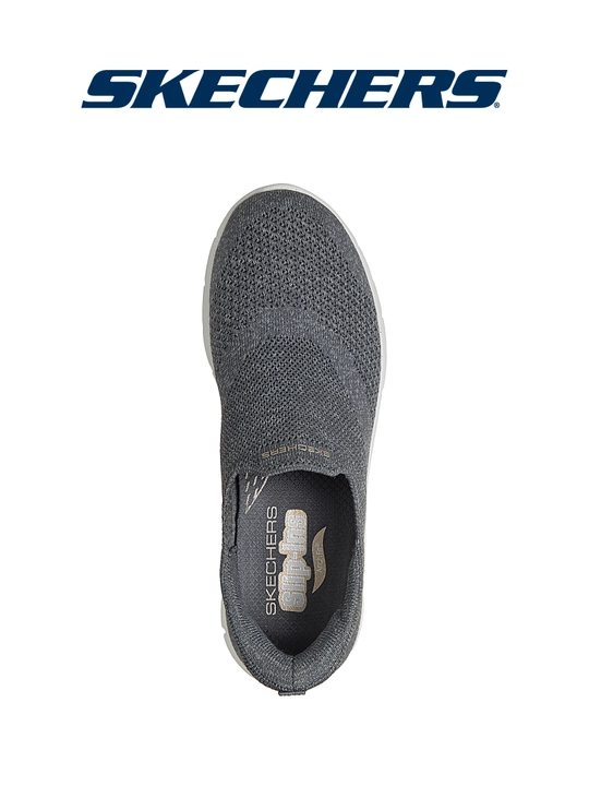 Ayollar slipon poyabzali Skechers Slip-ins ARCH FIT REFINE 2.0, bog'ichsiz, matoli