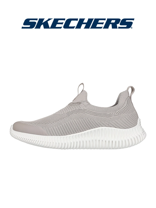 Слипоны женские Skechers BOBS Geo - Lite без шнурков, с вязаным верхом, повседневные