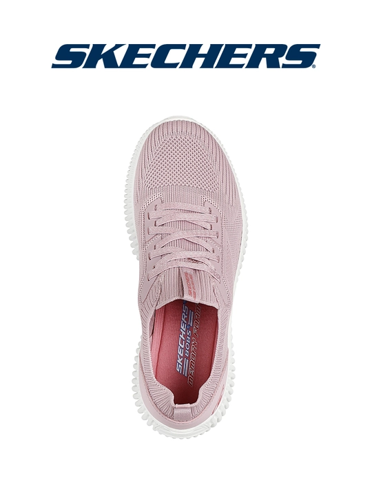 Кроссовки женские Skechers BOBS Geo Lite на эластичных шнурках, с вязаным верхом