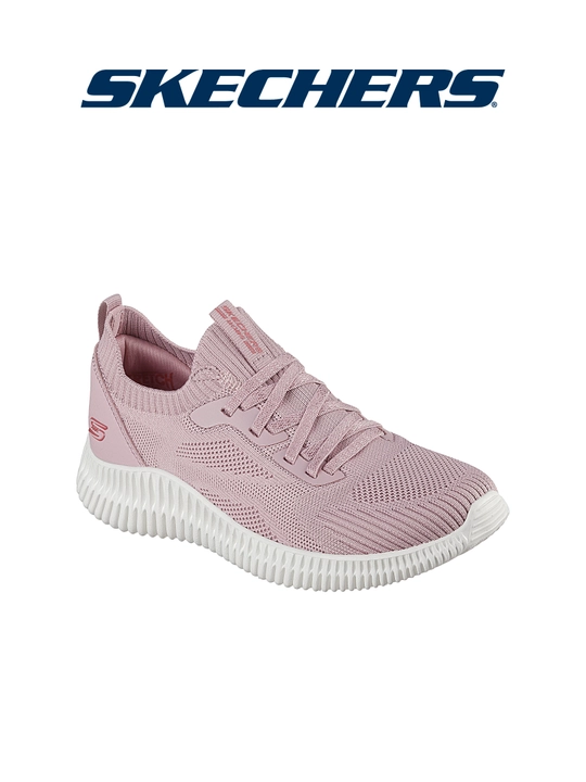 Кроссовки женские Skechers BOBS Geo Lite на эластичных шнурках, с вязаным верхом