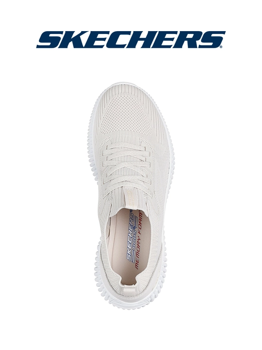 Кроссовки женские Skechers BOBS Geo Lite на эластичных шнурках, с вязаным верхом