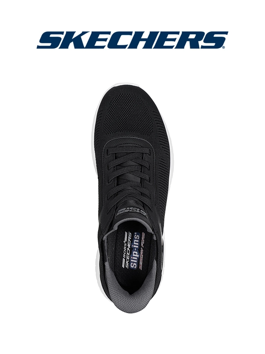 Erkaklar krossovkasi Skechers Slip-ins BOBS Sport Squad Chaos - Solid Step, matoli
