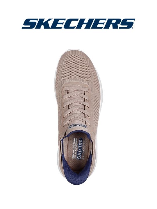 Erkaklar krossovkasi Skechers Slip-ins BOBS Sport Squad Chaos - Solid Step, matoli