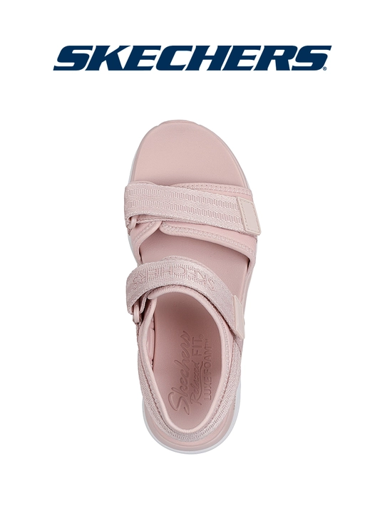 Ayollar sandali Skechers D'Lux Walker - Adored Days, mashinada yuviladi, matoli