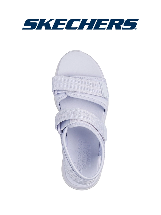 Ayollar sandali Skechers D'Lux Walker - Adored Days, mashinada yuviladi, matoli