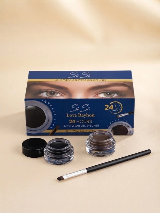 Gel eyeliner Si Si Love Rayhon 24 Hours, uzoq saqlanuvchi ko‘z qalami - 