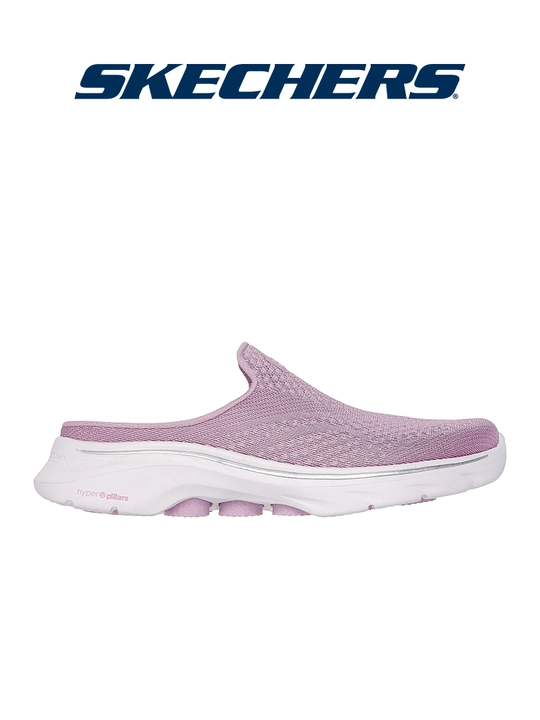 Слипоны женские Skechers GO Walk 7 без шнурков, с амортизацией, с вязаным верхом - 