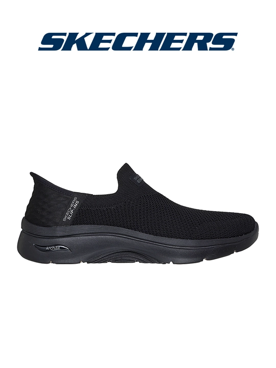 Слипоны женские Skechers Slip-ins Arch Fit без шнурков, с амортизацией, с вязаным верхом - 
