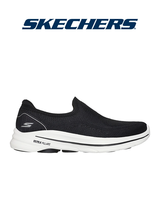Слипоны женские Skechers GO WALK 8 - Aleena без шнурков, с амортизацией, с вязаным верхом - 