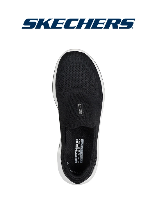 Слипоны женские Skechers GO WALK 8 - Aleena без шнурков, с амортизацией, с вязаным верхом