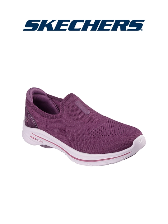 Слипоны женские Skechers GO WALK 8 - Aleena без шнурков, с амортизацией, с вязаным верхом