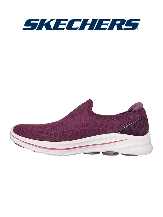 Слипоны женские Skechers GO WALK 8 - Aleena без шнурков, с амортизацией, с вязаным верхом