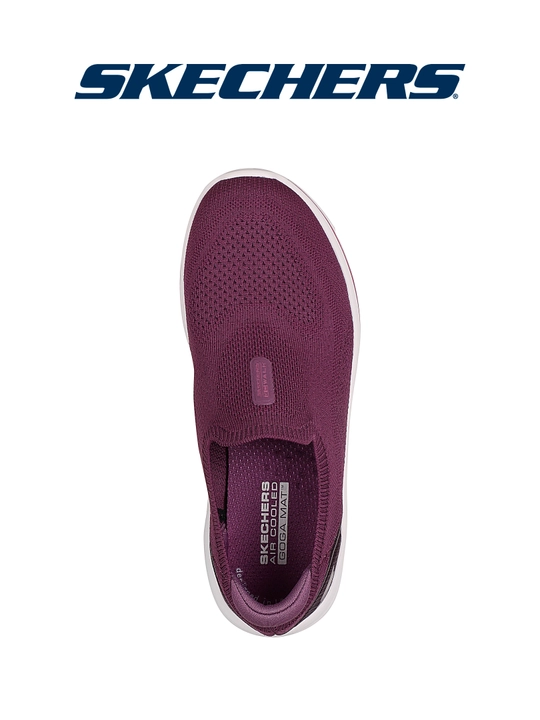 Слипоны женские Skechers GO WALK 8 - Aleena без шнурков, с амортизацией, с вязаным верхом