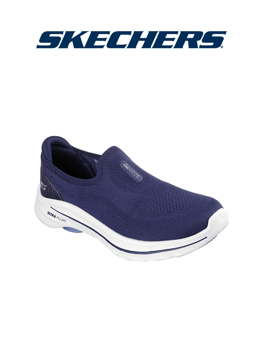 Слипоны женские Skechers GO WALK 8 - Aleena без шнурков, с амортизацией, с вязаным верхом