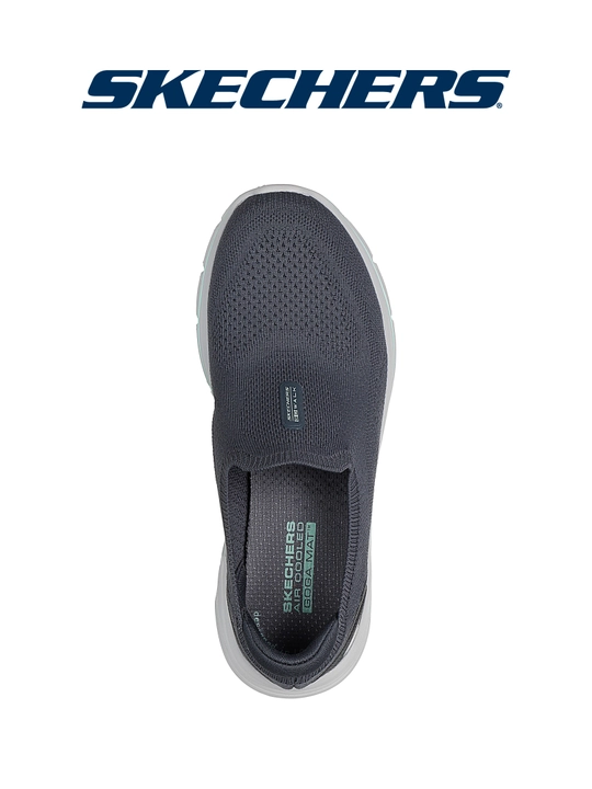 Слипоны женские Skechers GO WALK 8 - Aleena без шнурков, с амортизацией, с вязаным верхом