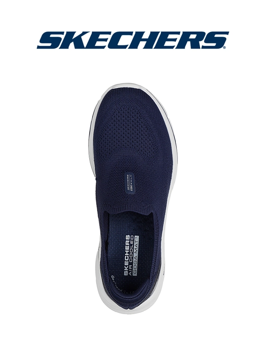 Слипоны женские Skechers GO WALK 8 - Aleena без шнурков, с амортизацией, с вязаным верхом