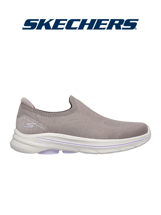 Слипоны женские Skechers GO WALK 8 - Aleena без шнурков, с амортизацией, с вязаным верхом - 