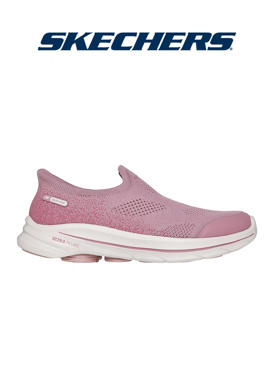 Слипоны женские Skechers Slip-ins GO WALK 8 - Nova без шнурков, стирка в машине - 