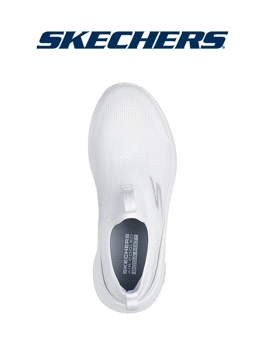 Ayollar slipon poyabzali Skechers GO RUN Cadena, bog'ichsiz, to'qilgan ustki qismli