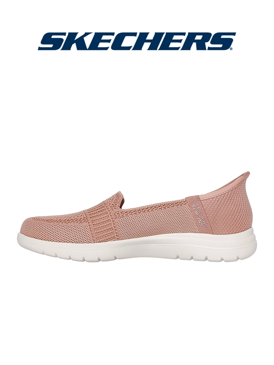 Ayollar slipon poyabzali Skechers Slip-ins On-The-GO Flex - Camellia, bog'ichsiz, matoli