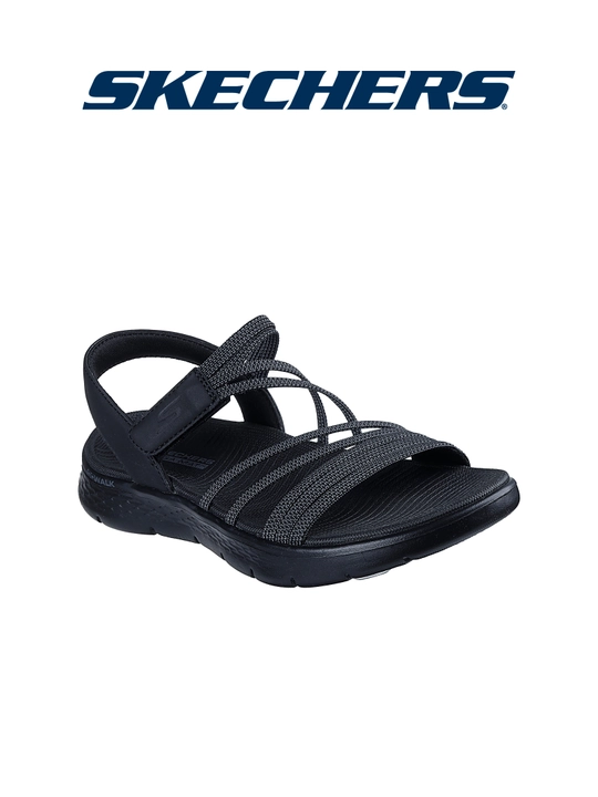 Ayollar sandali Skechers Go Walk Flex - Emma, to'qilgan ustki qismli