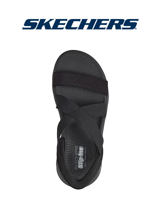 Ayollar sandali Skechers Slip-ins GO WALK Flex Sandal - Glimmer, mashinada yuviladi