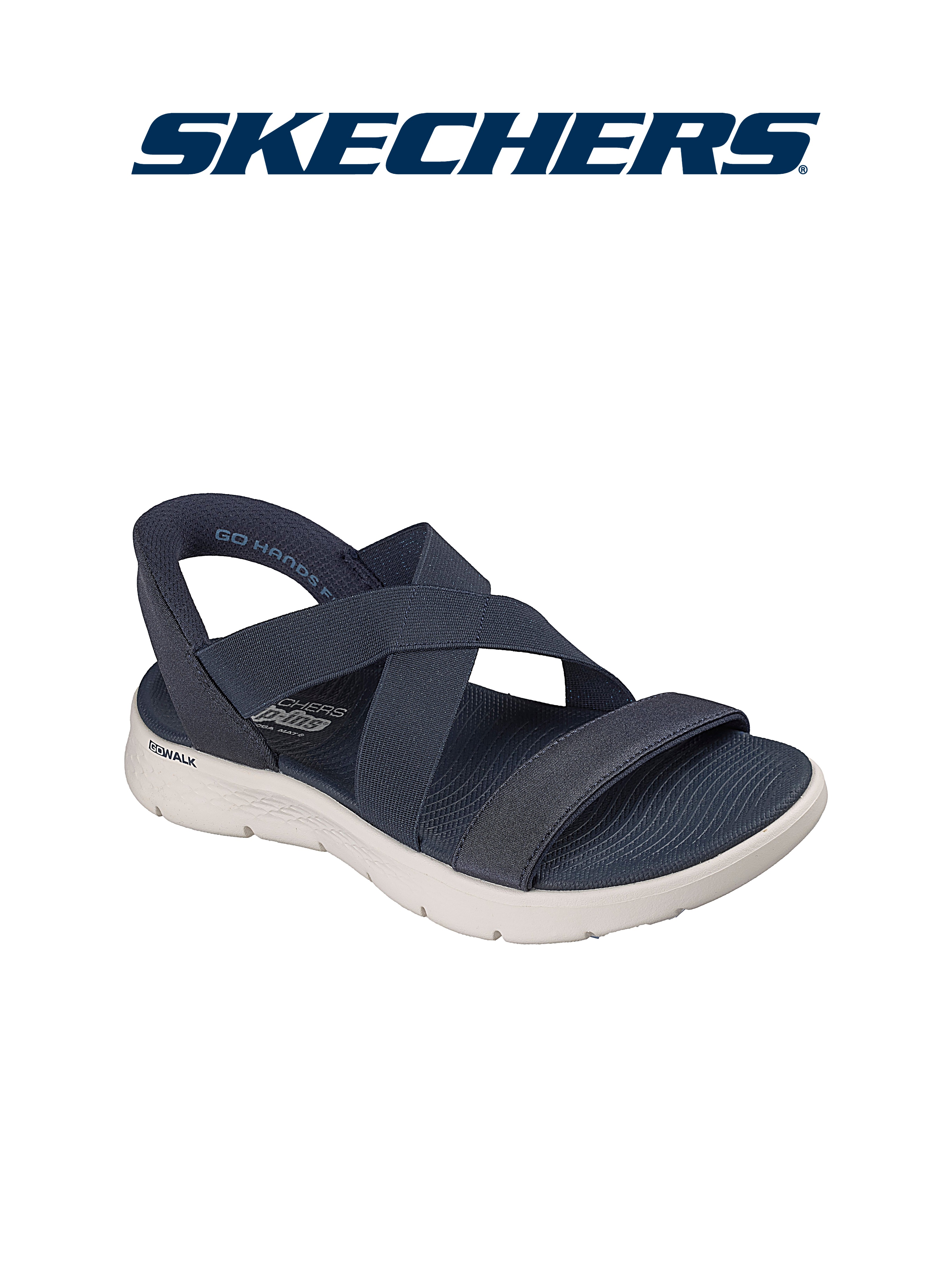 Ayollar sandali Skechers Slip-ins GO WALK Flex Sandal - Glimmer, mashinada yuviladi