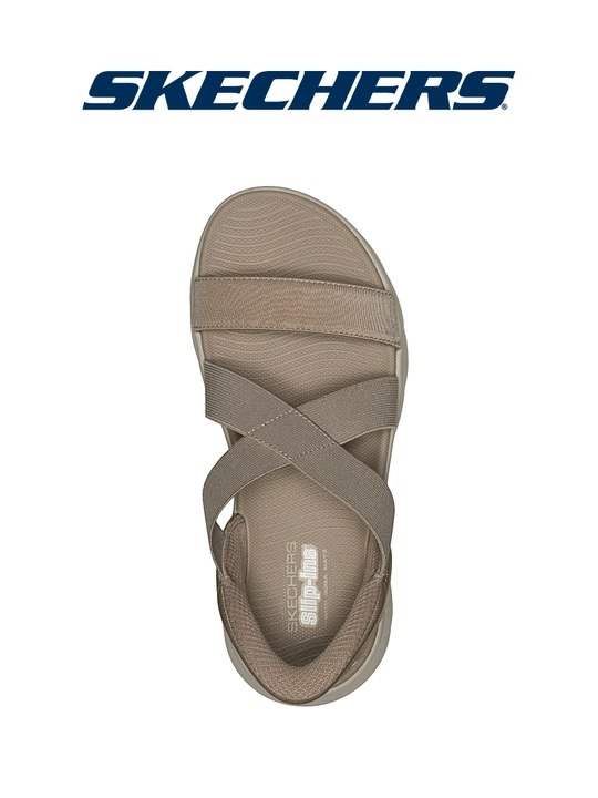 Ayollar sandali Skechers Slip-ins GO WALK Flex Sandal - Glimmer, mashinada yuviladi