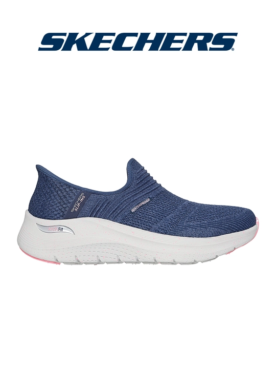 Слипоны женские Skechers Slip Ins: Arch Fit 2.0 без шнурков, с амортизацией, для ходьбы - 