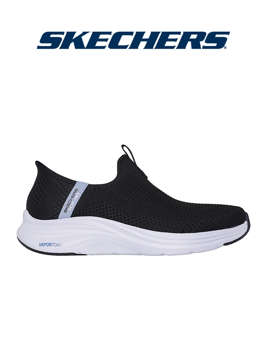 Слипоны женские Skechers Slip-ins Vapor Foam без шнурков, с вязаным верхом, повседневные