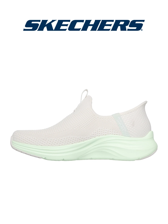 Слипоны женские Skechers Slip-ins Vapor Foam без шнурков, с вязаным верхом, повседневные