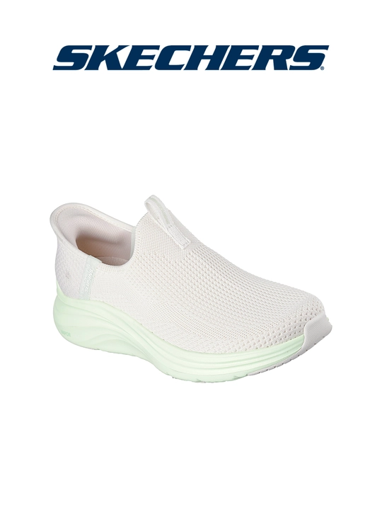 Слипоны женские Skechers Slip-ins Vapor Foam без шнурков, с вязаным верхом, повседневные