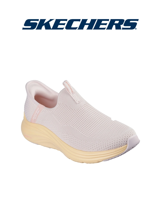 Слипоны женские Skechers Slip-ins Vapor Foam без шнурков, с вязаным верхом, повседневные