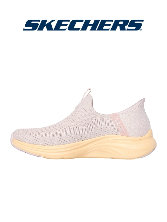 Слипоны женские Skechers Slip-ins Vapor Foam без шнурков, с вязаным верхом, повседневные