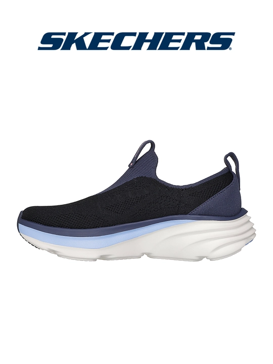 Слипоны женские Skechers Sport D'Lux Vapor - Pure Stride без шнурков, с вязаным верхом