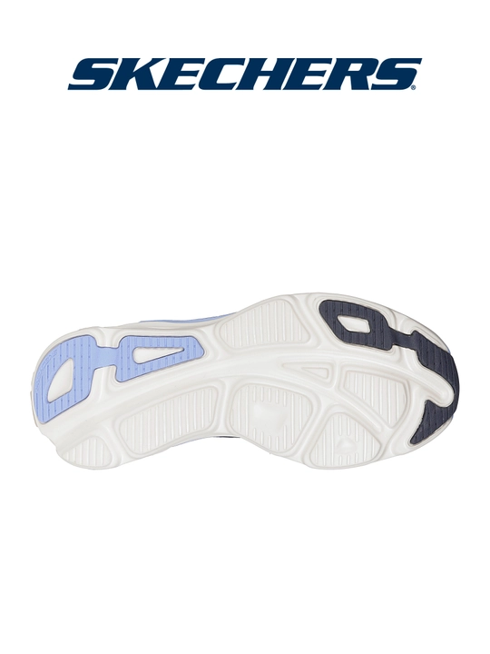 Слипоны женские Skechers Sport D'Lux Vapor - Pure Stride без шнурков, с вязаным верхом