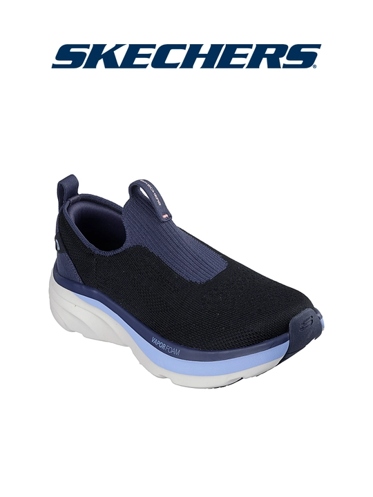 Слипоны женские Skechers Sport D'Lux Vapor - Pure Stride без шнурков, с вязаным верхом
