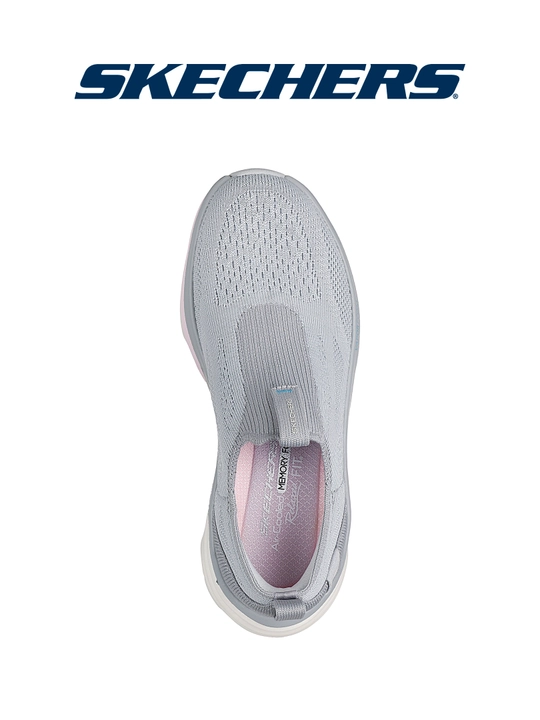 Ayollar slipon poyabzali Skechers Sport D'Lux Vapor - Pure Stride, bog'ichsiz, kundalik