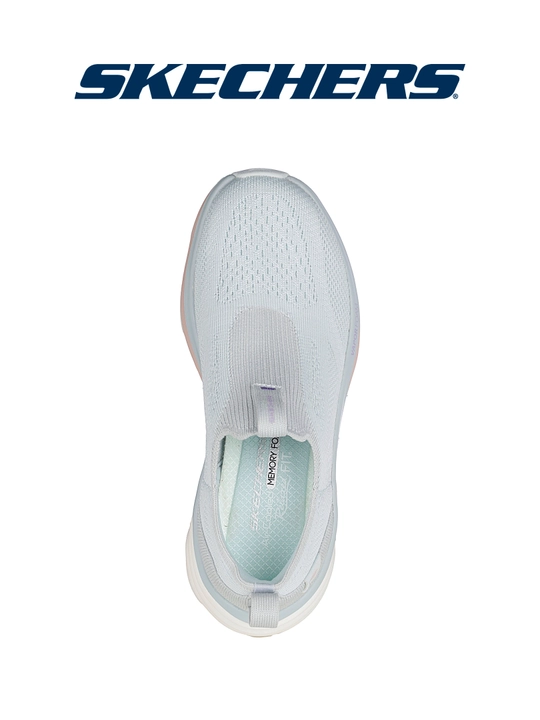Слипоны женские Skechers Sport D'Lux Vapor - Pure Stride без шнурков, с вязаным верхом